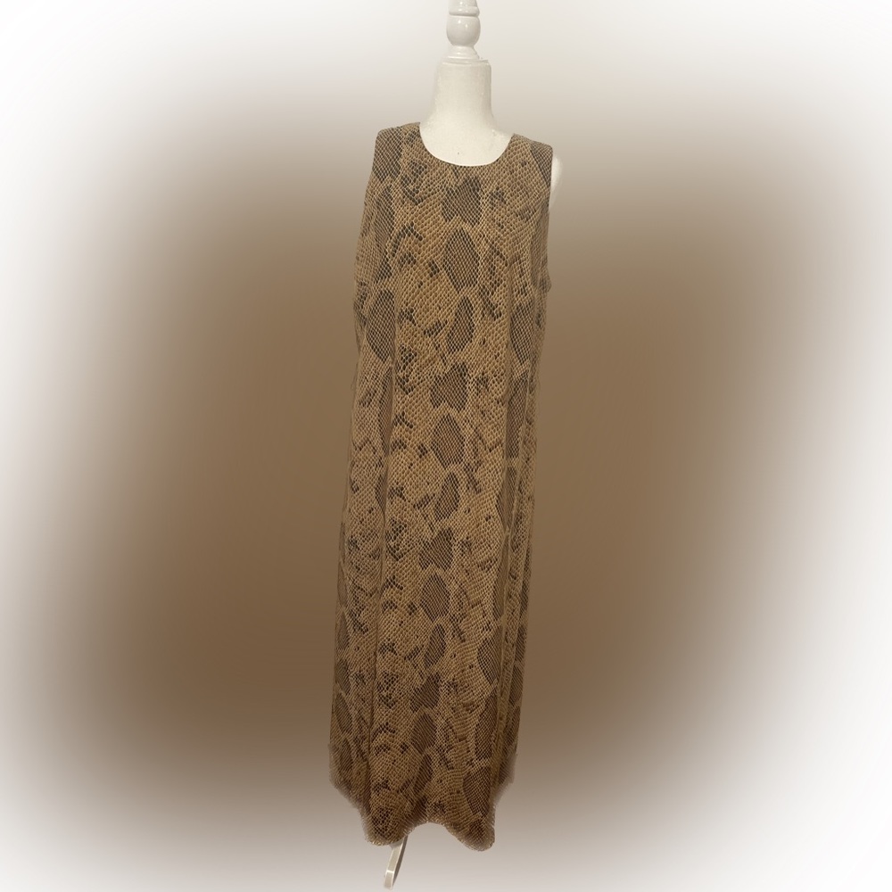 VNTG Snakeskin Maxi Dress